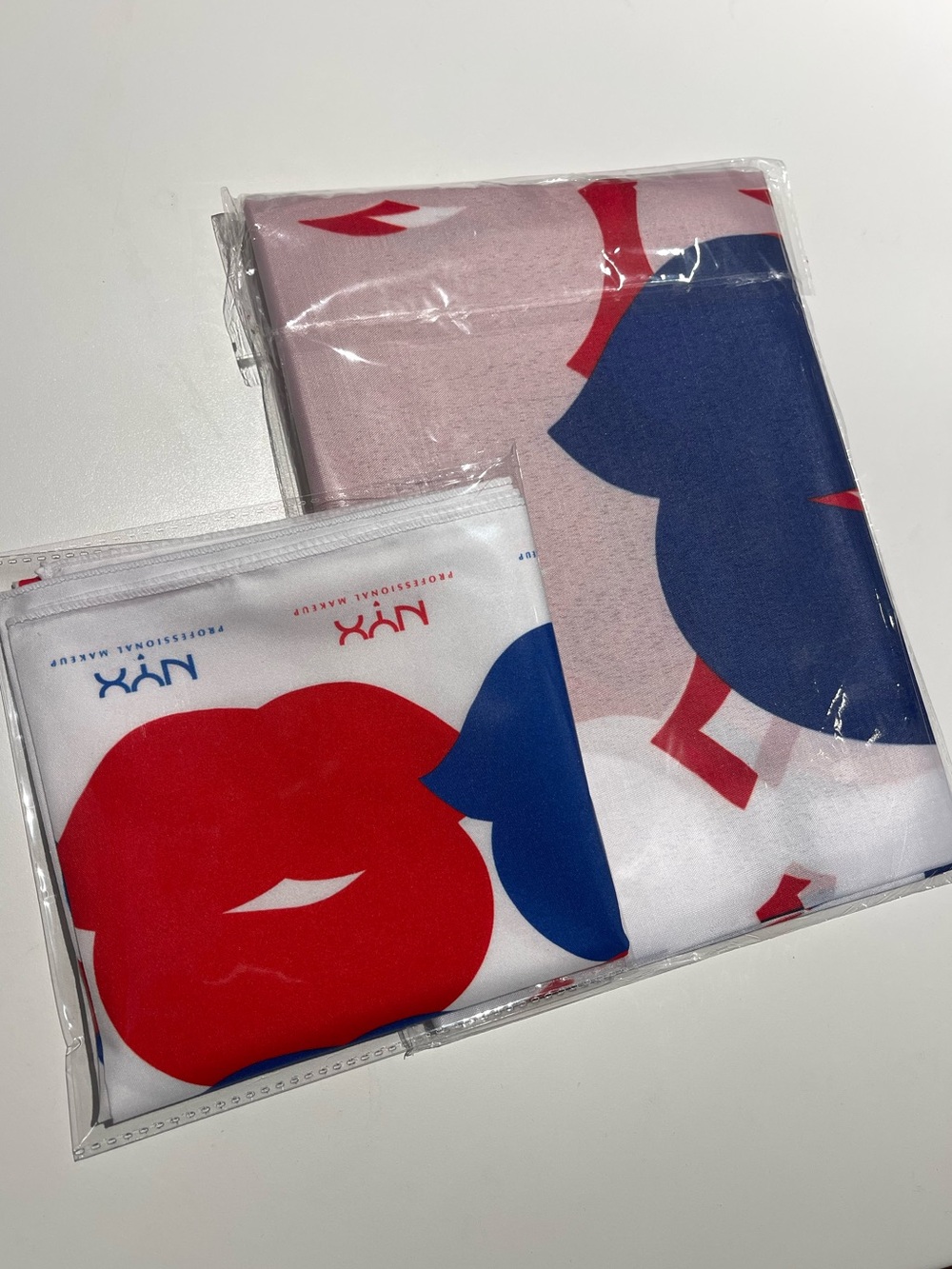 NYX Flag and Bandana with Red and Navy Blue Lips